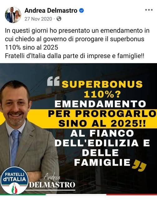 LaPrimaManina's tweet photo. Ebbene si!
Il superbonus ha la responsabilità di tutti i nostri mali.
Pensate che c'era chi lo voleva fino al 2025! https://t.co/zkSsBR9WYr