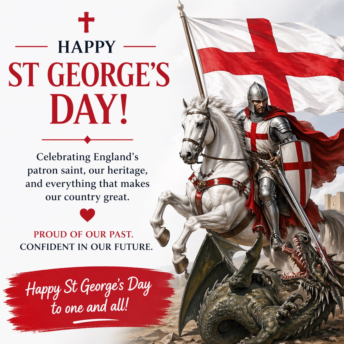TheRoyalButler's tweet image. Happy St George’s Day
#England #StGeorge
