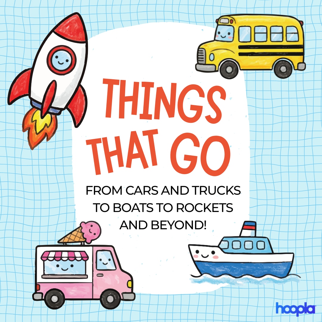 goodnight_lib's tweet photo. Buckle up! Find stories of trains, trucks, and things that go zoom on @hooplaDigital.
https://t.co/mBVnvdtgMT https://t.co/QKXjjWpxaV