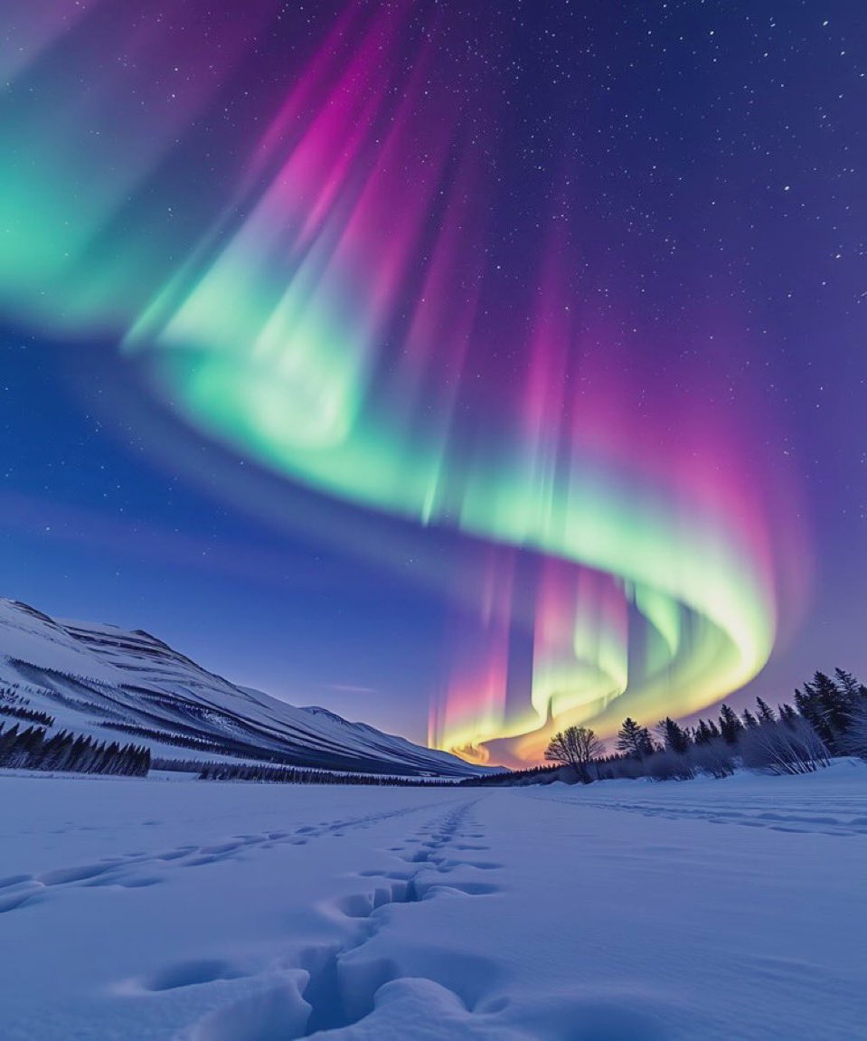 astrooalert's tweet photo. Northern lights 🌌 https://t.co/OuvPvMkDI4
