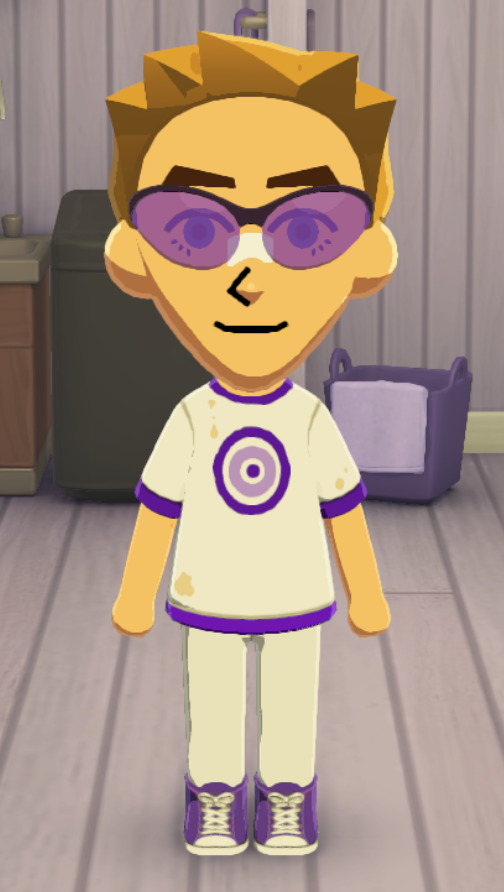 I made him a greasy ass shirt X3