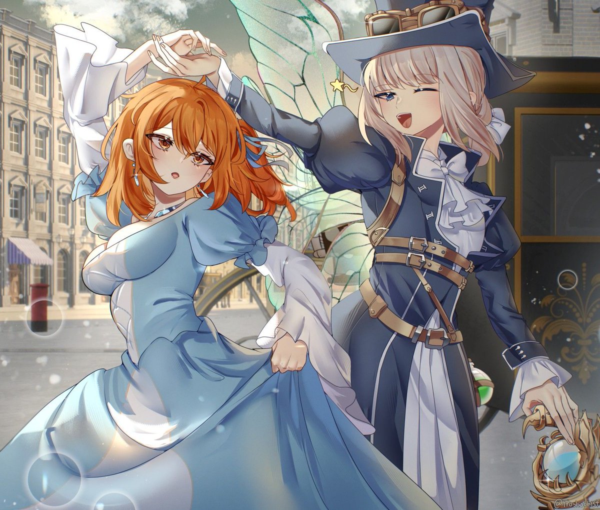 He loves flirting with ladies on the street