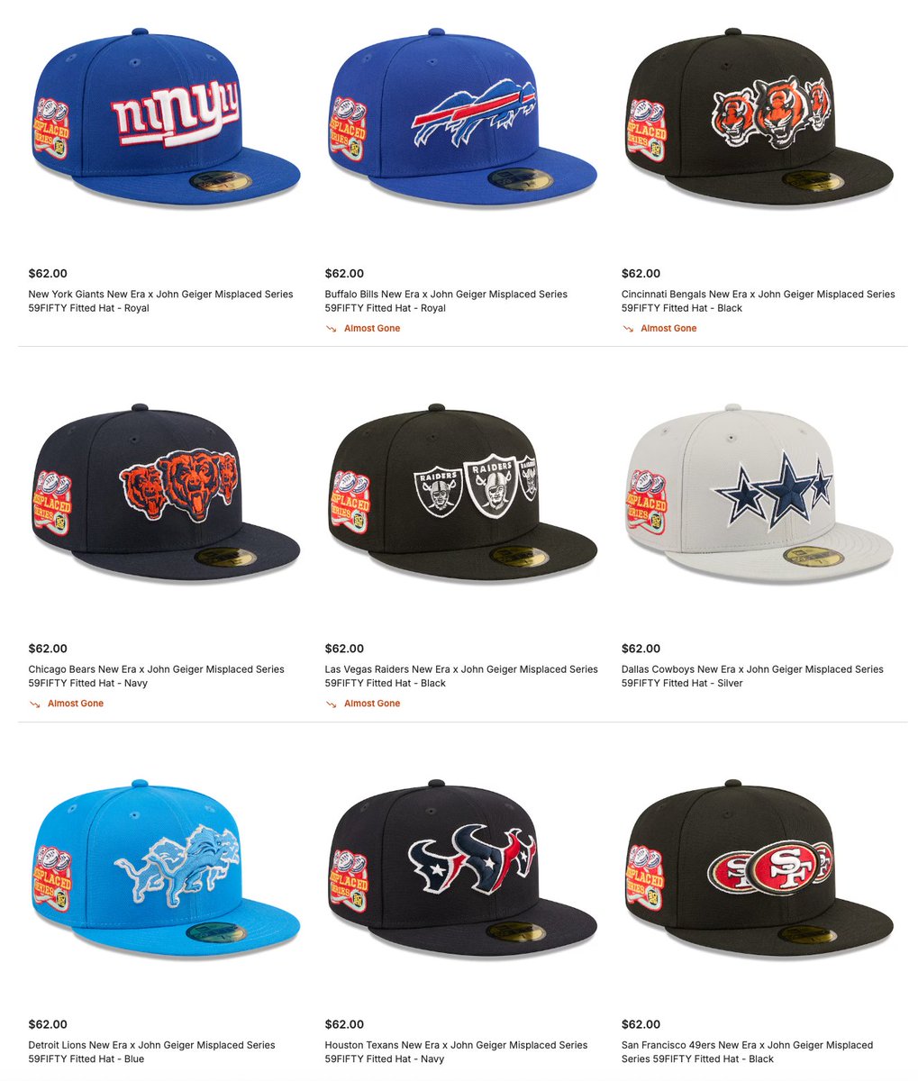 SOLELINKS's tweet photo. Ad: John Geiger x New Era NFL 'Misplaced Series' Collection

Lids:https://t.co/Q6tuqFhJkH
NFL Shop:https://t.co/fEuPL3trXJ https://t.co/TC3kJ5GFhW
