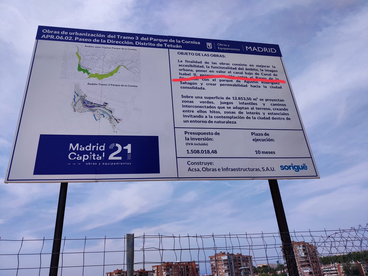 sarimacos's tweet photo. .@bcarabante 
@AlmeidaPP_ 
@palomagromero 
No se olviden de poner en valor el Canal Bajo de Isabel ll, esta obra ya lleva más de 10 meses de retraso.
@sorigue_ https://t.co/RkEGTZW9Dp
