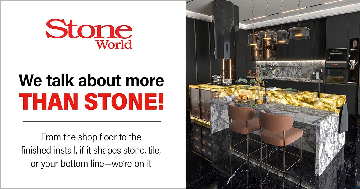 StoneWrld's tweet photo. April at Stone World:
Porcelain slab fabrication & installation
Stone & tile trends to watch
NEW machinery eBook
Stay competitive with insights that drive efficiency and smarter installs. 👉https://t.co/9qWkpgyb1o
#StoneWorld #PorcelainSlabs #TileTrends https://t.co/6sjOrlKDSk