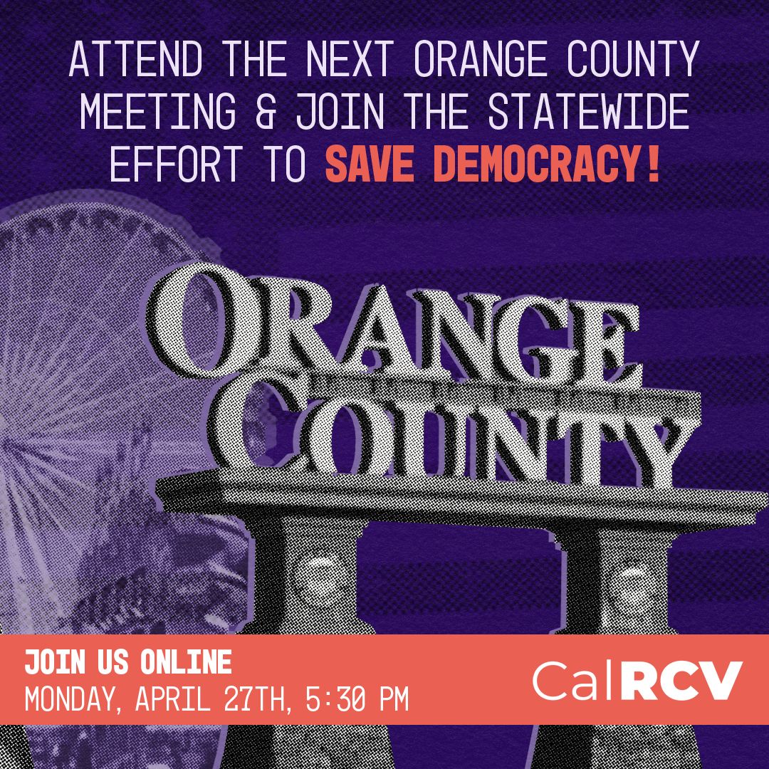California Ranked Choice Voting Coalition tweet media