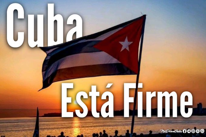 Ante las amenazas del imperialismo yanqui, reafirmamos nuestra continuidad, firmeza y convicción. En mi #Cuba  la soberanía no se negocia, la dignidad no se entrega #LaPatriaSeDefiende, <a href="/rlicea_mojena/">Ernesto Licea Mojena Secretario del PCC IJ</a> <a href="/IsaimLeyva/">Isaim Cutiño Leyva</a> <a href="/leopadincruz3/">Leopece</a> <a href="/dtij_isla08/">Comunica ETECSA DTIJ 💙</a>