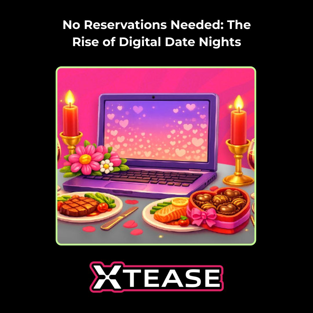 XteaseLIVE's tweet photo. Say goodbye to the stress of planning—digital date nights are here to bring excitement! With immediate responses and live interactions, romance is now about savoring the experience as it happens, not just about making reservations! URL:… https://t.co/ZrsT0D2lqh https://t.co/RhOhY6R5uP