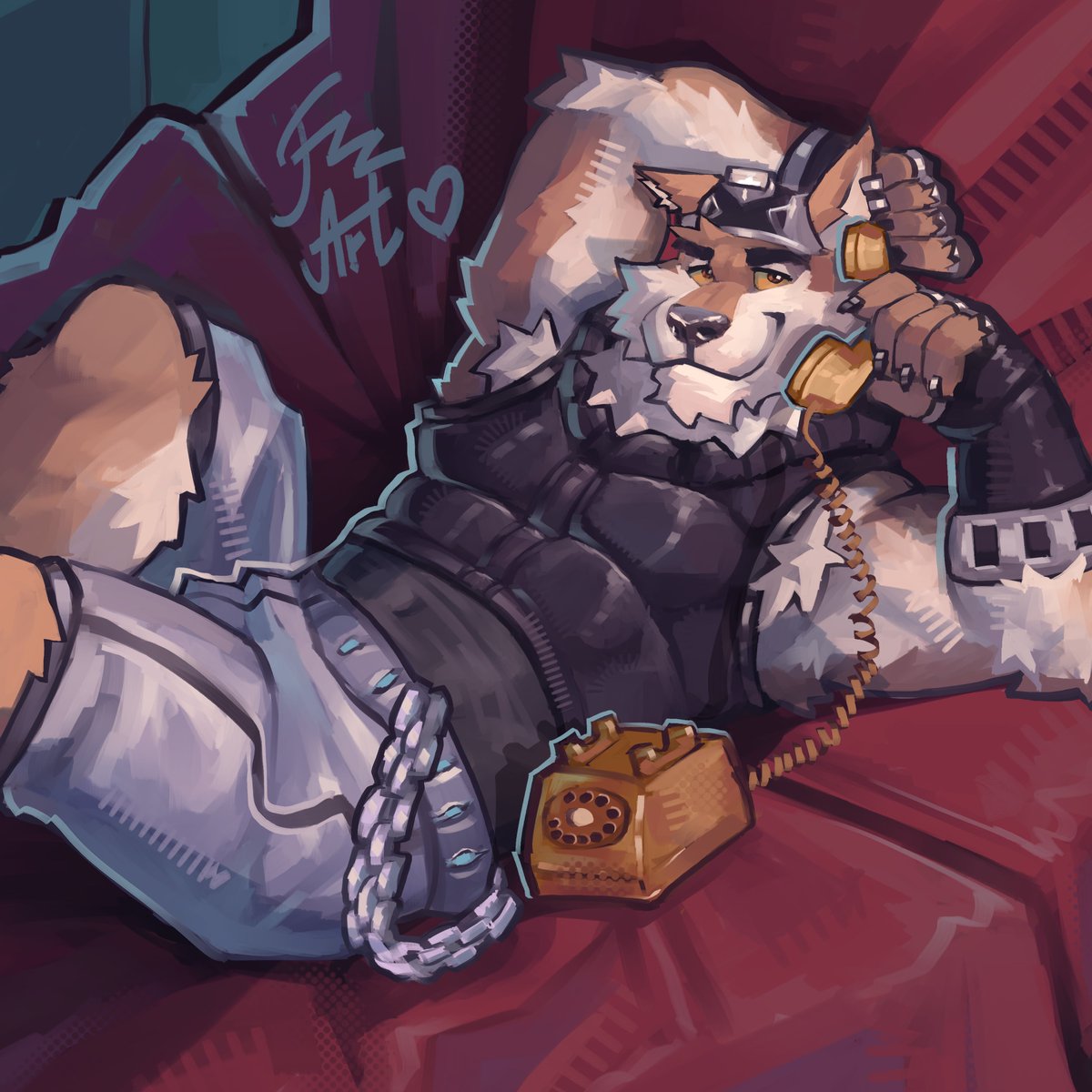 call me maybe~ 
#wendell #fortnite #furryart