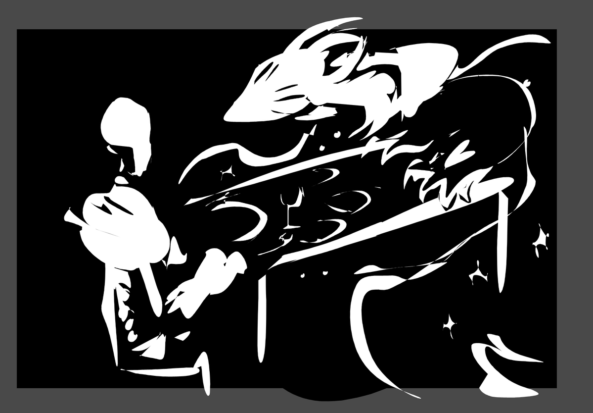 i like to think he can contort his form in really weird ways. unlearnt snake plant memories