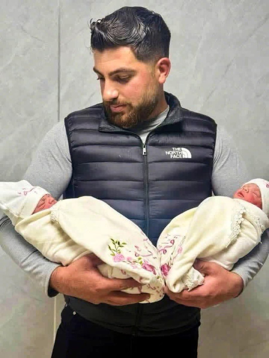 DropSiteNews's tweet photo. On Wednesday, armed Israeli settlers, backed by military forces, carried out a large-scale raid in Deir Dibwan, east of Ramallah, killing one Palestinian man and detaining dozens of residents.

25-year-old Owdah Atef Awawda was shot and killed after sustaining a critical gunshot wound to the back when settlers entered the town’s outskirts and opened fire on civilians. According to reports from Mosab Abu Toha, Awawda had recently celebrated the birth of twin children just two months earlier.