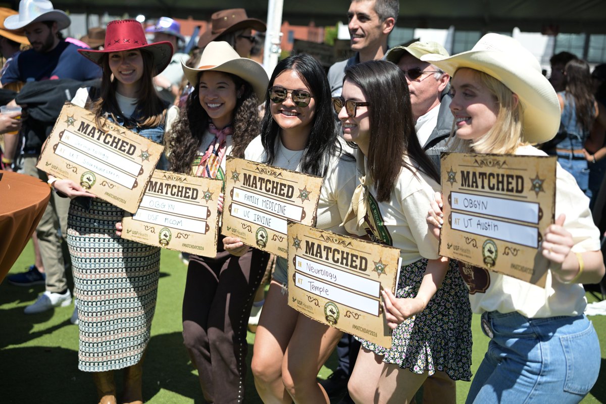 USFHealthMed's tweet image. They've trained. They've tested. They've matched. Now it's time to graduate. Tune in via @USFHealth YouTube at 10:00 a.m. May 7 to see the #medschool journey come to an end for the #Classof2026: bit.ly/48jvAlq