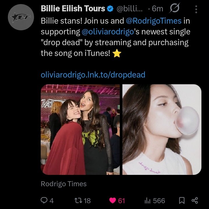 Billivia updates ˙⋆✮ tweet media
