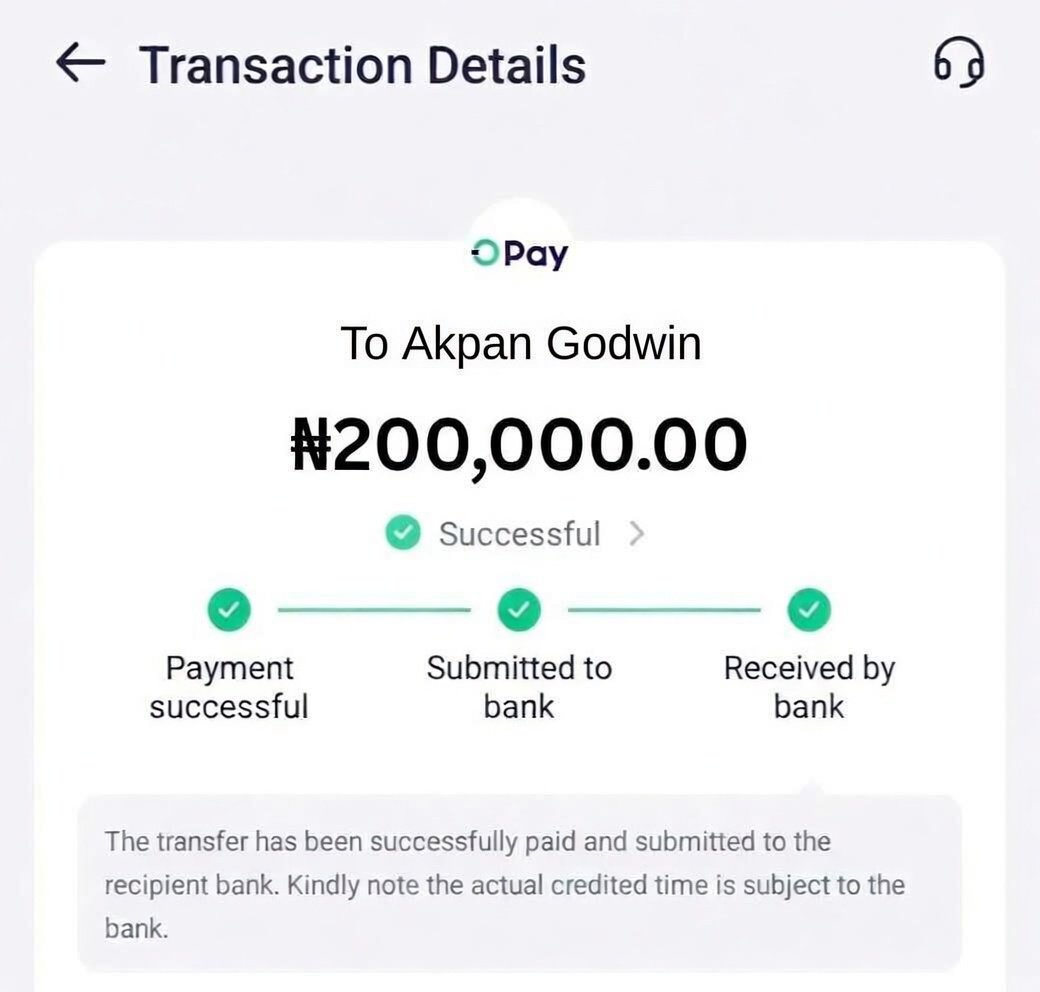 ChiefOdogwu_'s tweet photo. I just credited the sum of  N200,000 to Oyinda ojetokun and Akpan Godwin. 

Pick any number 1- 100 now,  if you are active https://t.co/BxrFMpFVPQ