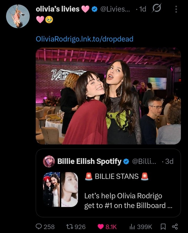 Billivia updates ˙⋆✮ tweet media