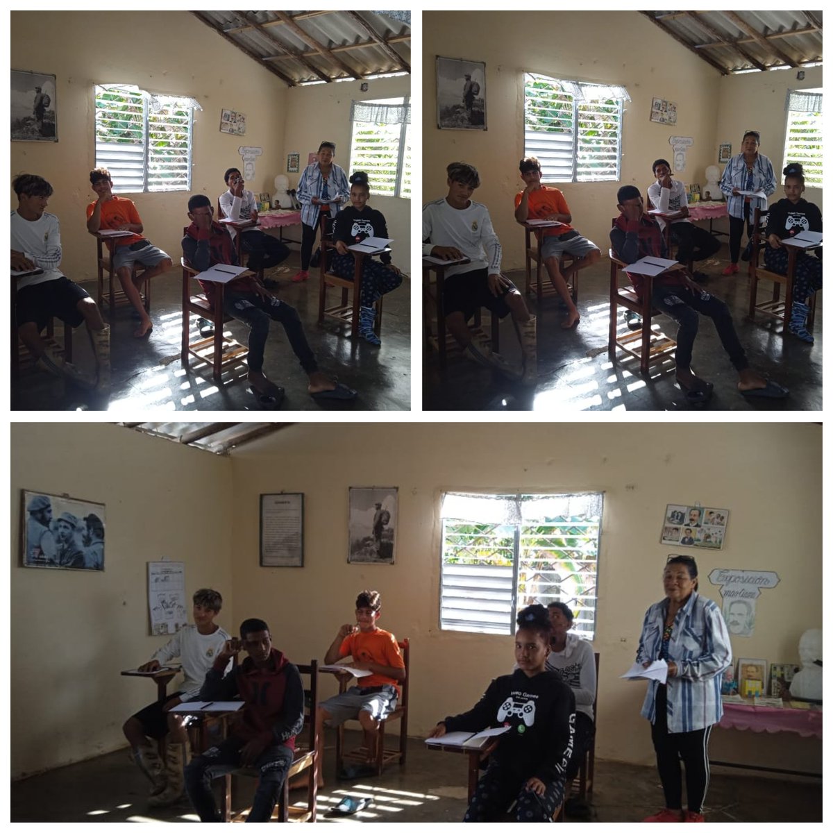 #PorCamagüeyTodo
#CubaMined
Profesores del politécnico Campaña de La Reforma llegan hasta las Comunidades para dar atención pedagógica a estudiantes desconcertados del municipio y centros provinciales