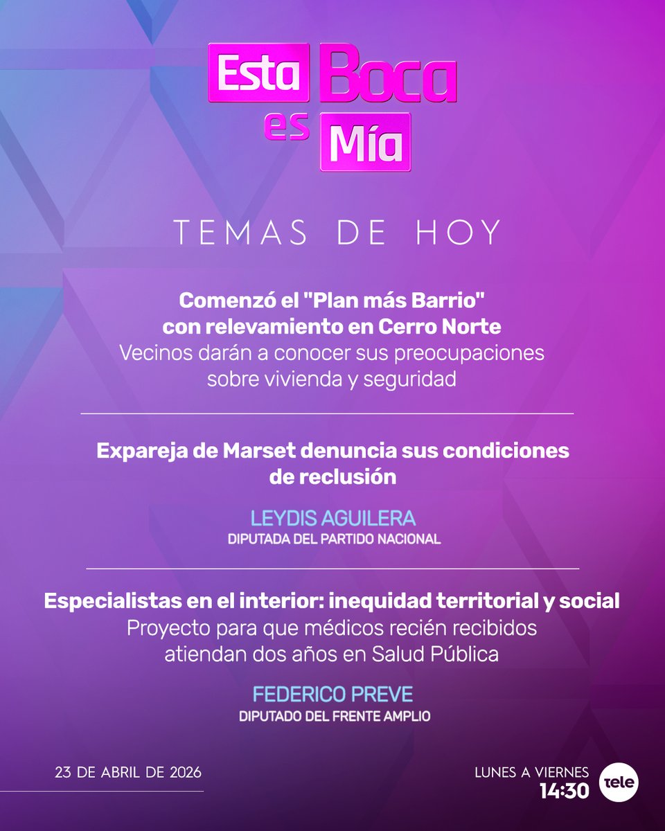 Esta Boca es Mía tweet media