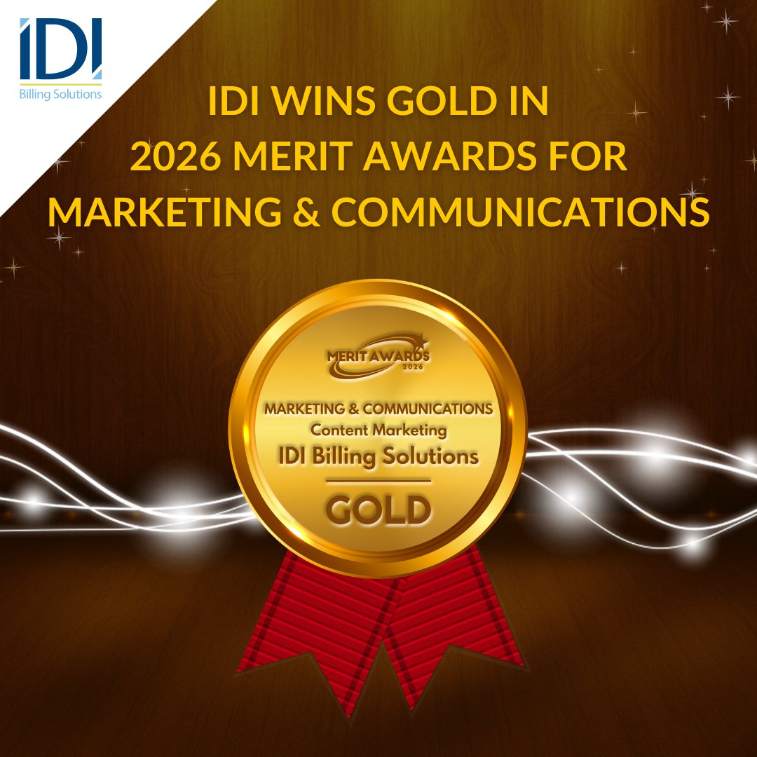 IDIBilling's tweet photo. IDI Billing Solutions has received the Gold Merit Award for Content Marketing at the 2026 Merit Awards for Marketing &amp; Communications!

We’re honored to be recognized alongside organizations raising the bar for creativity, strategy, and impact in marketing and communications. https://t.co/mpiifXcfKY