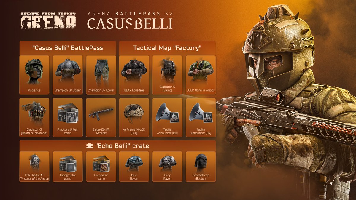 Escape from Tarkov: Arena tweet media