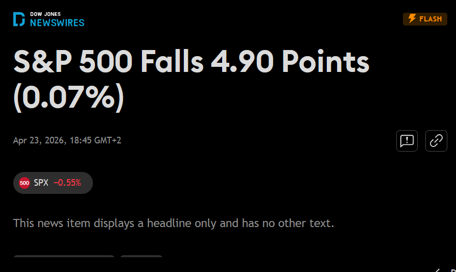 glinterer2's tweet photo. Flash exactly 15 min before S&amp;P drops, reaching -0,7 in the first 30 min of the drop.  It then continued down to -1% ... https://t.co/pOHVcbeq0g