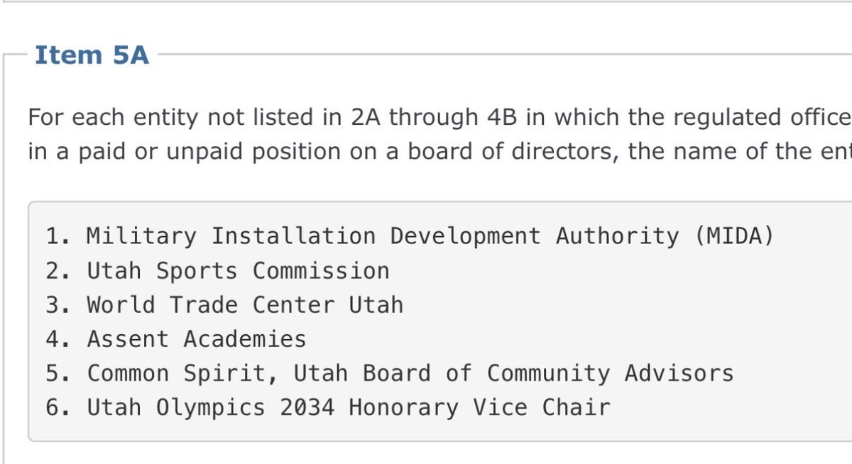 I’ve heard good things about Ascent Academy, but the way it shows up on <a href="/JStuartAdams/">President J. Stuart Adams</a> disclosures is more like a Learing Center. 

disclosures.utah.gov/Search/PublicS…