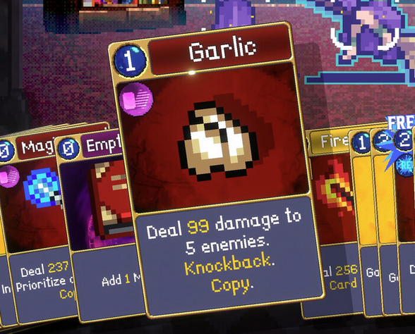 garlicfyi's tweet photo. honored to have @garlicfyi featured in vampire survivors again https://t.co/jGPaVAKxm7