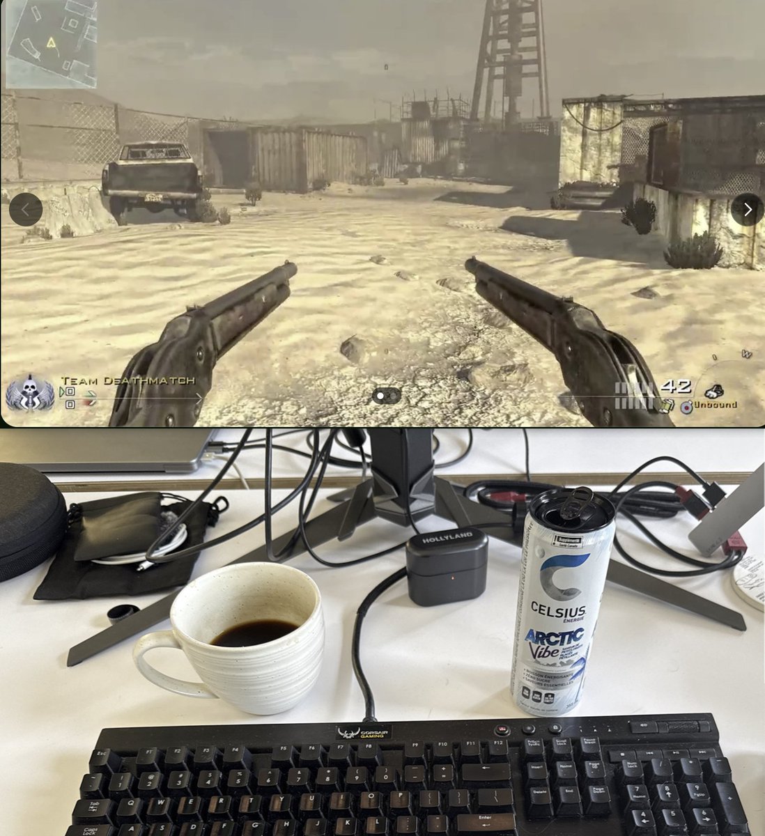 Running akimbo in 2009 vs 2026