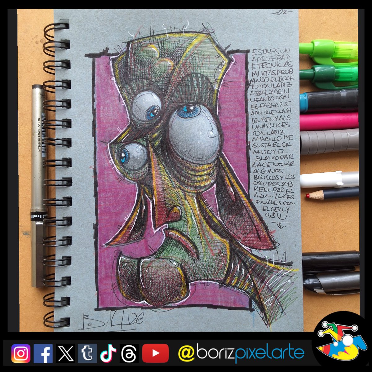 borizpixelarte's tweet image. Sk2502 - mix media
.
.
#FantasyArt
#MixedMediaArt
#CharacterDesign
#DarkFantasyArt
#IllustrationArtists