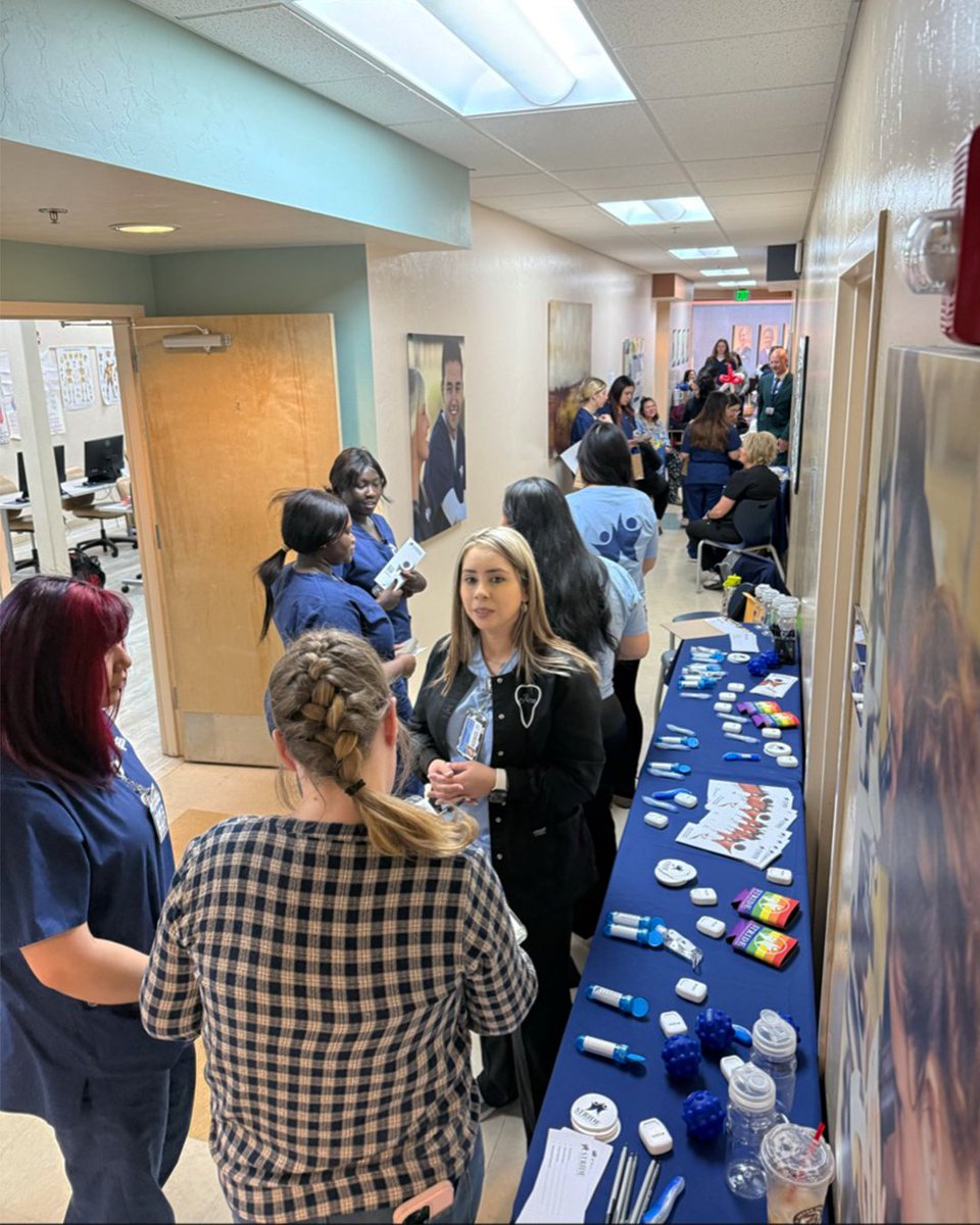 stridechc's tweet photo. Cinthia, Maria, and Jessica—our #Dental Clinic Managers—along with Victoria Detwiller, represented #STRIDECHC at the Pima Career Fair

Their work makes a difference every day through their commitment to patient care, teamwork, and supporting our staff. 💙 https://t.co/gd2IpC9TBb