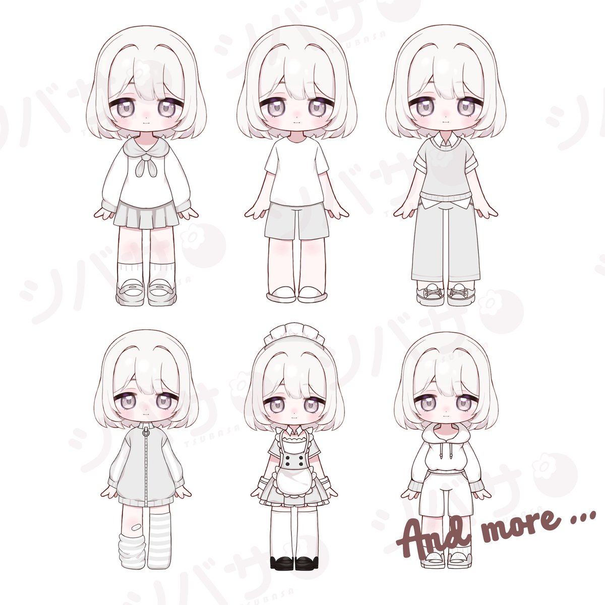 Tsubasa🫐Updating Chibi Customizable Model tweet media