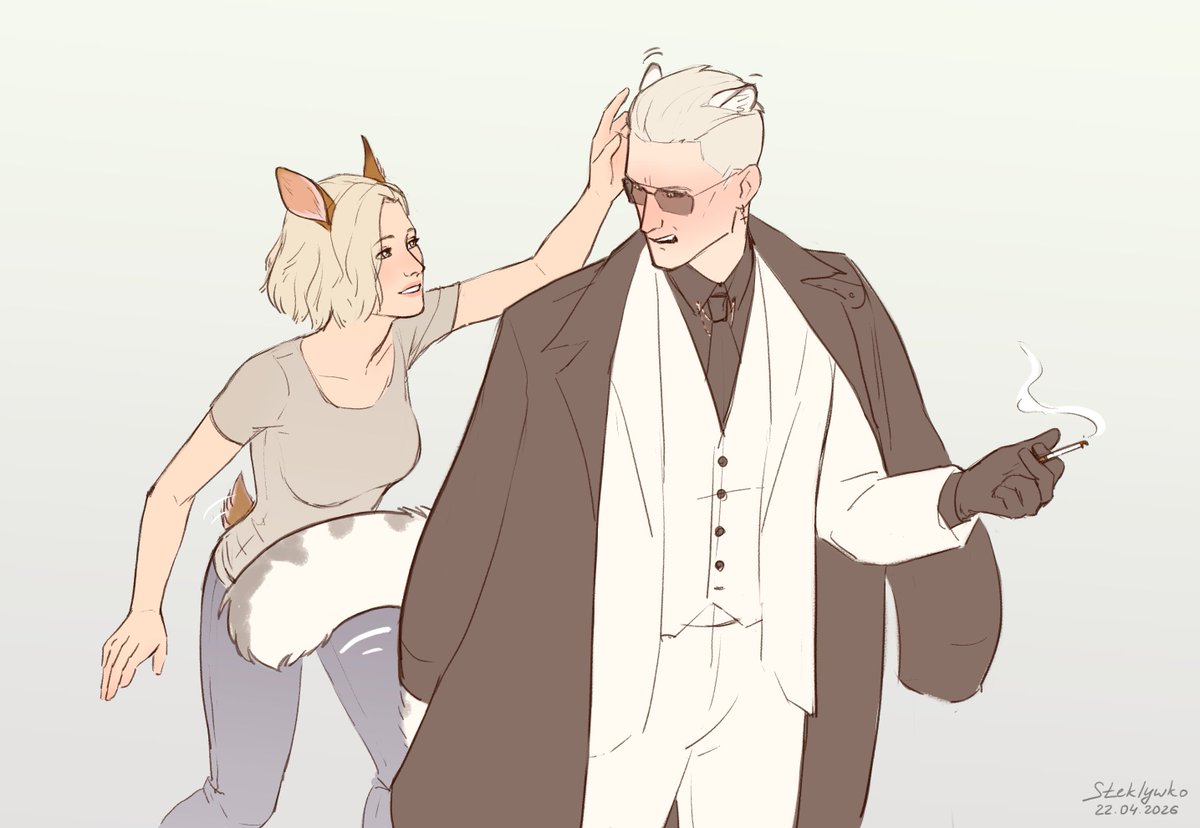 Грейс решила потрогать его пушистые ушки ✨

#ResidentEvil
#Zeno #GraceAshcroft