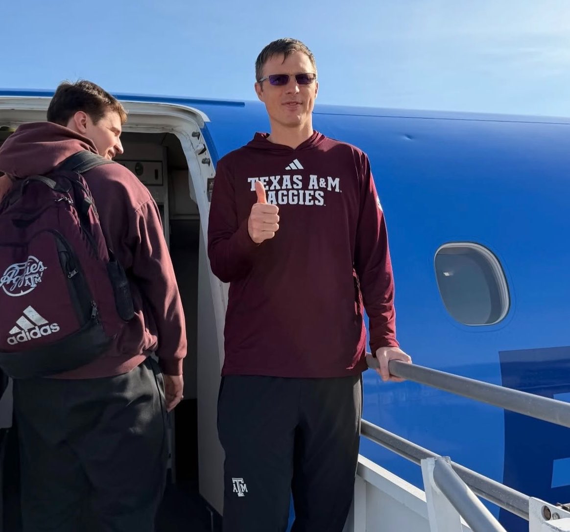 lukeevangelist_'s tweet photo. Since Bucky McMillan was hired, him and his staff have brought 16 transfers to campus for a visit.

15 of them have committed to Texas A&amp;M.

That’s a 93.8% closing rate.

Bucky McMillan. The Closer. https://t.co/VNBc5zscLL