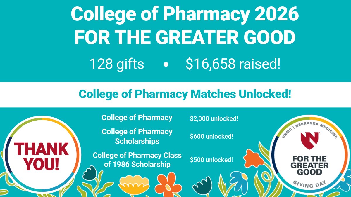 UnmcCop's tweet photo. Thank you!

We’re incredibly grateful to everyone who participated in the Greater Giving Day Challenge. Your generosity, support, and passion make a real difference! We couldn’t do this without you!!❤️ https://t.co/4jLdS8YOS6