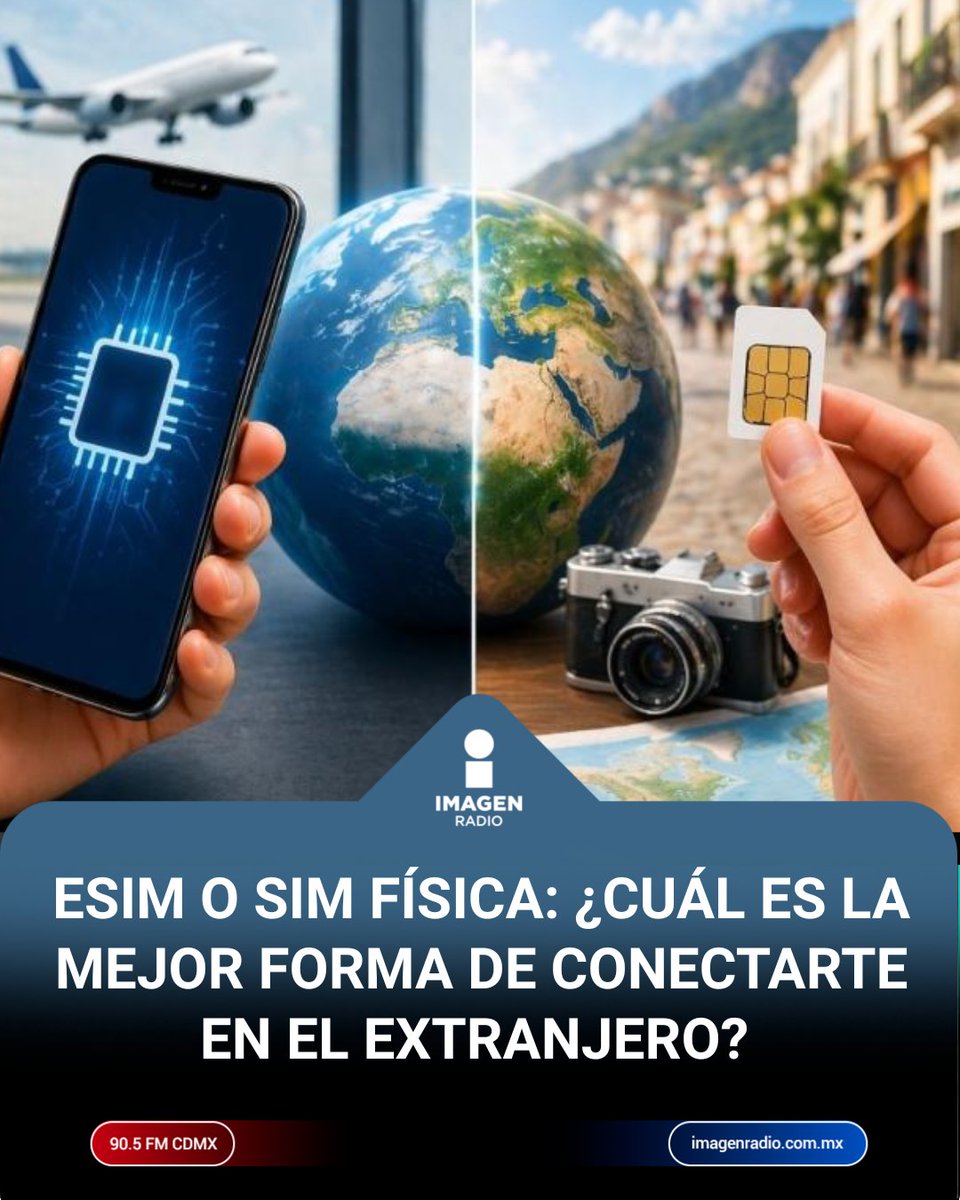 ImagenRadioVer's tweet image. 📲 Elegir entre #eSIM vs #SIM física es tan importante que termina marcando la experiencia de un viaje.

Esto es lo que debes saber: goo.su/Jv3BWfr