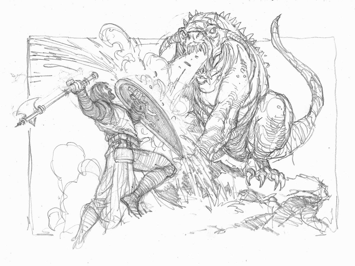 Happy Saint George's Day everyone... I must get this sketch inked one of these days.