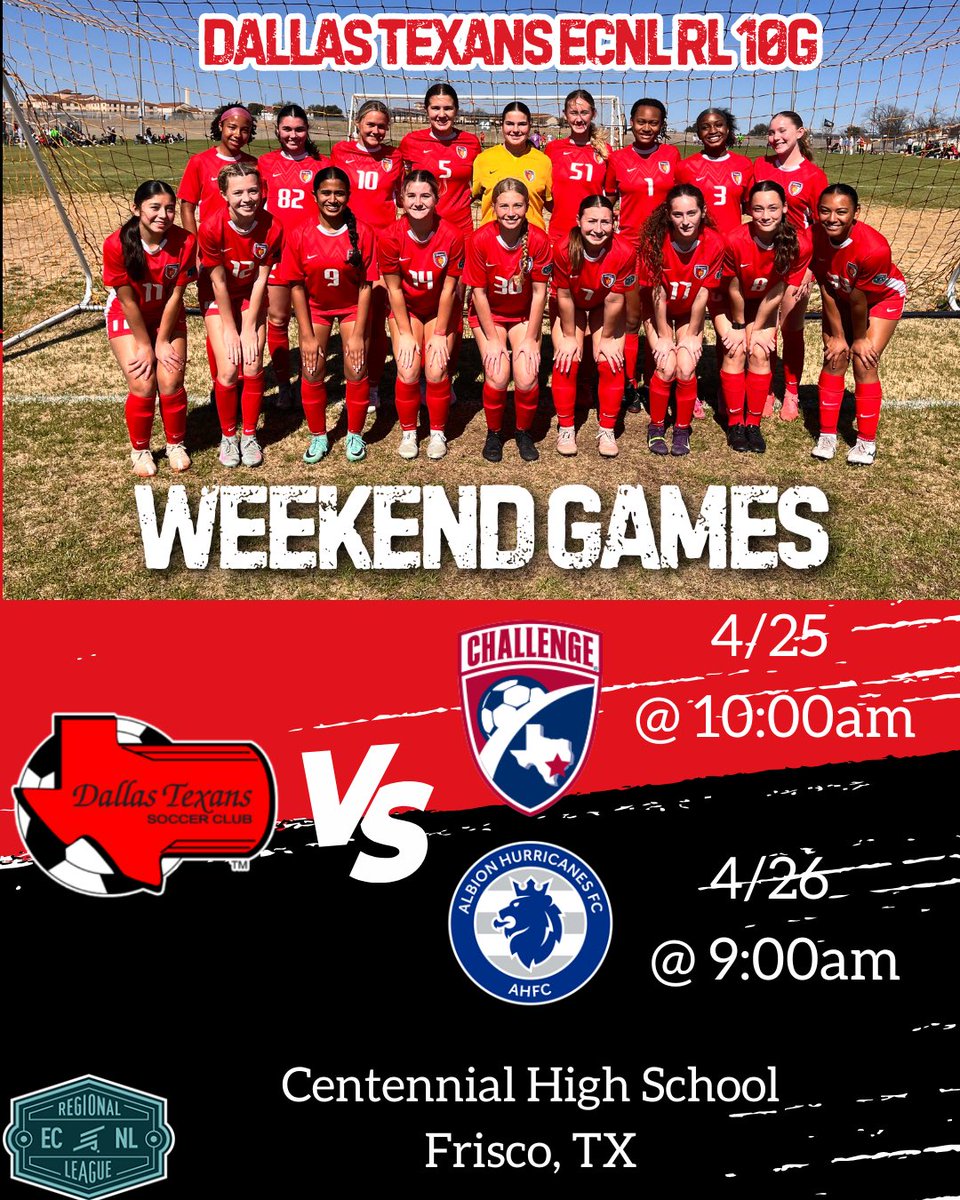 TexansECRL10G's tweet photo. ⏭️ Hosting league teams from Houston this weekend! 🚀 

#thetexansway @DTexansSC https://t.co/cYbXzjuY4h