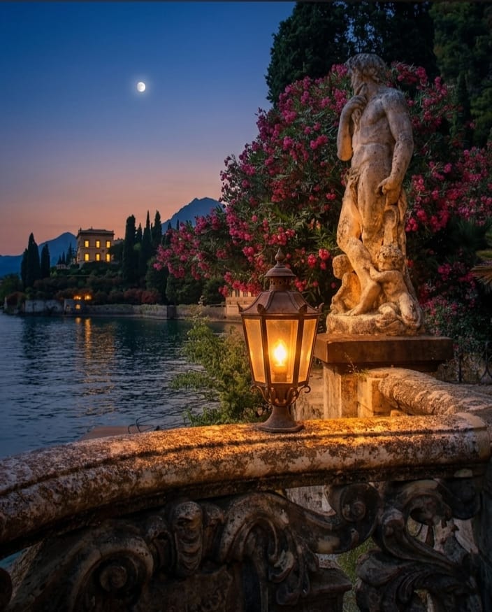 LoredanaStella's tweet image. Buona serata a tutti. Un momento di rumori spenti e pace da respirare. ⭐️🌛 
#lago #buonasera #tramonto