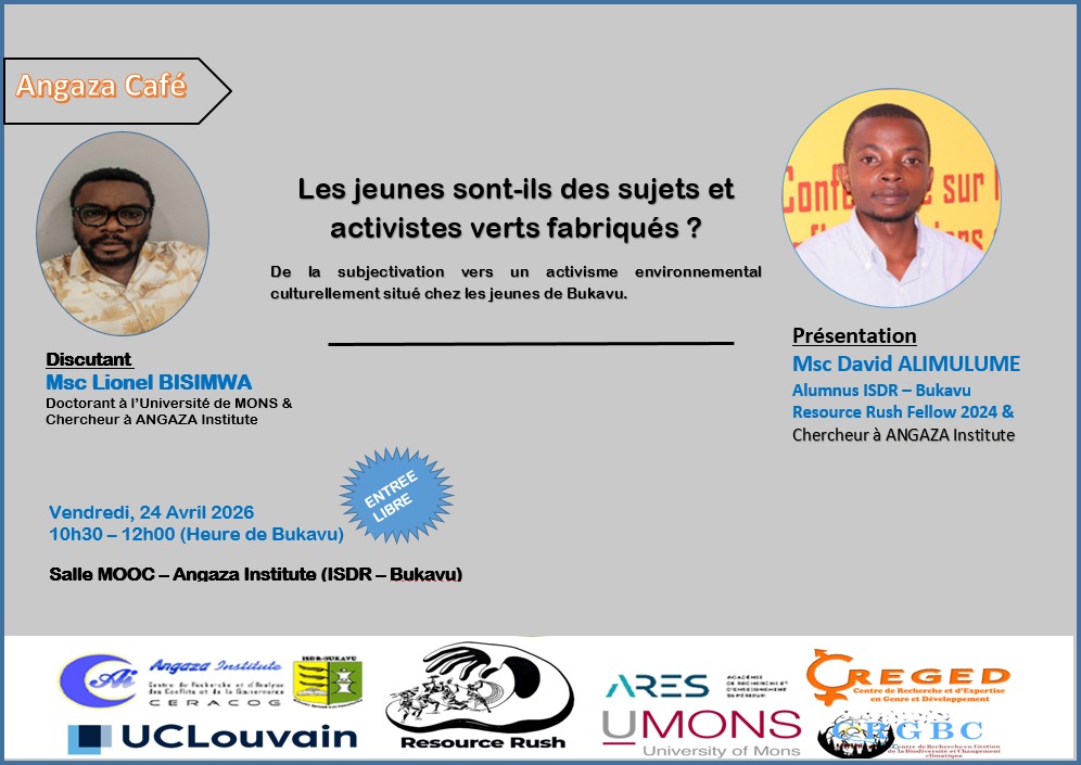 MudingaC's tweet image. #SaveTheDate : Demain dans Café Angaza avec @DavidMutabesha  et @Lionelbisimwa dans la salle MOOC à @AngazaInstitute de l' @IsdrBukavu
