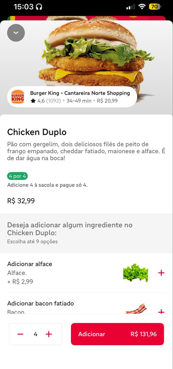 Mariana__SS's tweet photo. Uai, não entendi qual a oferta fkkgkgkgkg 
@BurgerKingBR #burguerking https://t.co/BlgH0n0jaz