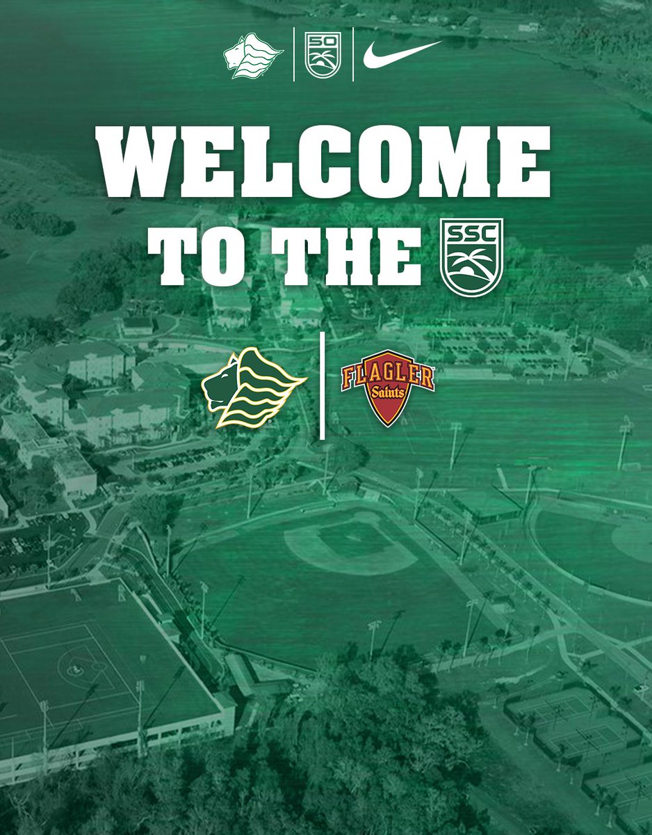 SaintLeoLions's tweet image. 𝙒𝙀𝙇𝘾𝙊𝙈𝙀 𝙏𝙊 𝙏𝙃𝙀 𝙎𝙎𝘾!!
 
We'd like to officially welcome @FlaglerSports to the Conference of National Champions! 

The Saints will join the @D2SSC on July 1, 2027
 
#GOLIONS 🦁 | #SAINTLEO1PRIDE 🦁