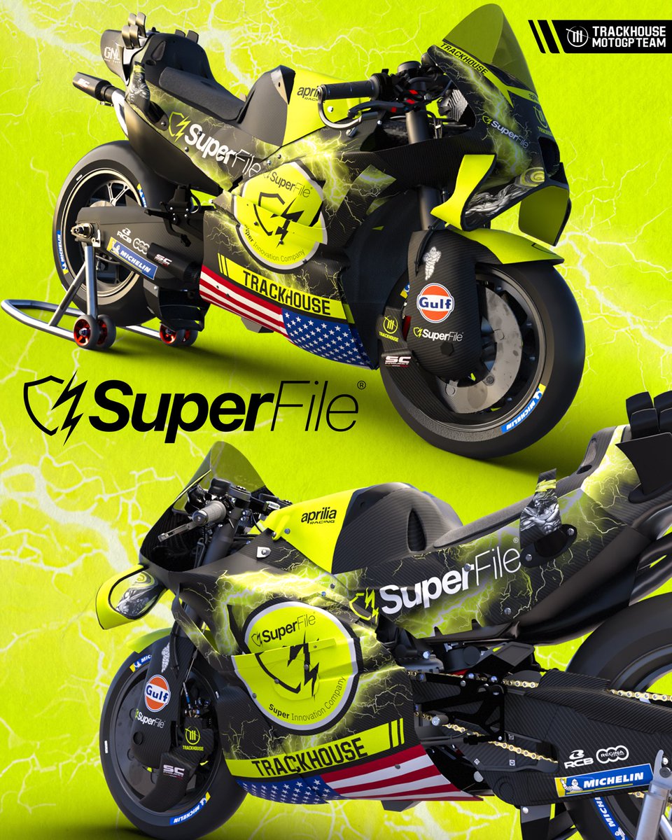 TrackhouseMoto's tweet photo. See this beautiful design run for three rounds in 2026.

Spain, Japan and Qatar. 

#Trackhouse #SuperFile #MotoGP #SpanishGP https://t.co/ZJttLzuYI0