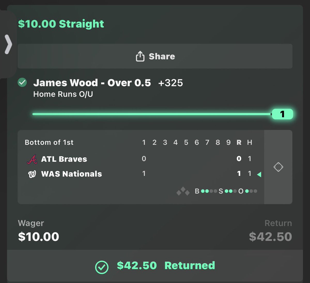 Free Month to one person CJ and Wood bang ✅✅

I’ve tracked and back tested every single home run this season. I think we finally made the GOD model.