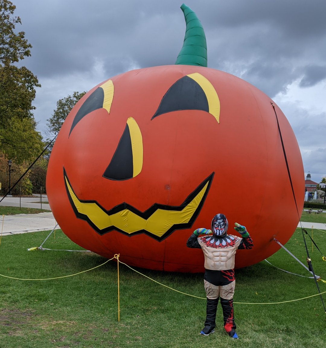 BLiltpodcast's tweet photo. As discussed in the show, here is LIL t as Finn Balor / Demon from Halloween 2020! #wrassling #WrestleMania42 #wwe #prowrestling https://t.co/tJk57f87lr