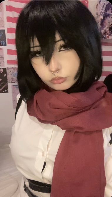 ParasiteGoth's tweet photo. Mikasa #cosplay #snk https://t.co/Q0ZikFrkmh