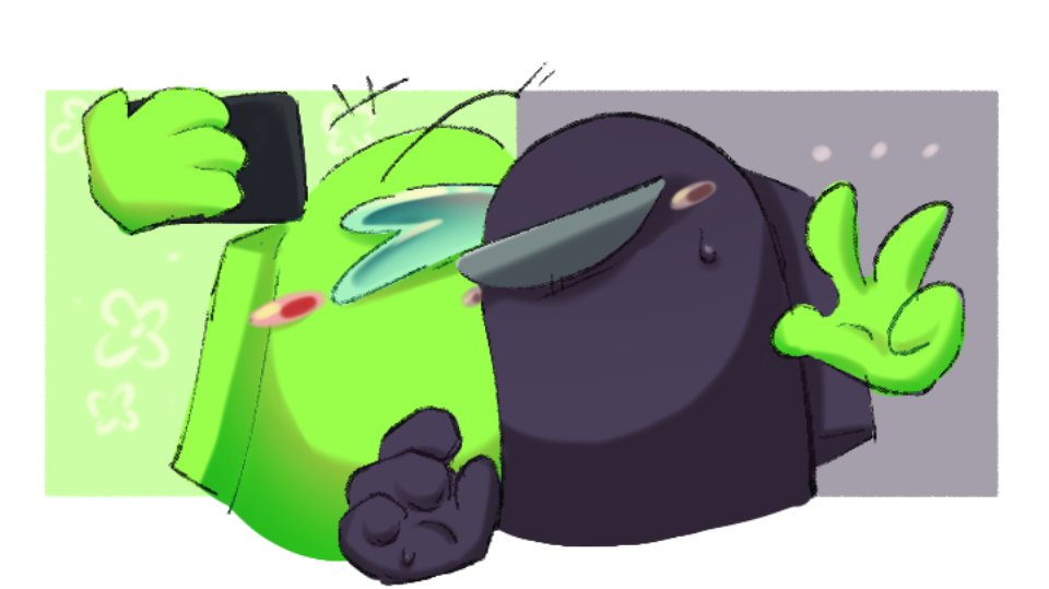 Noltvertka's tweet image. Lime n Purple ig

#Rodamrix #AmongUs #AmongUsArt