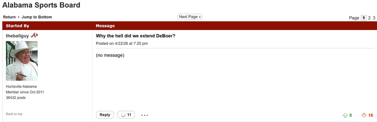 BoardGeniuses's tweet image. #Alabama extended Kalen DeBoer.