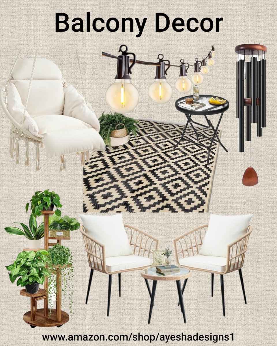 HumbleAttitude1's tweet image. Check out these decor ideas to make your balcony feel cozy
amazon.com/shop/ayeshades…
#Ad #Amazon #amazonfinds #decor #homedecor #balcony