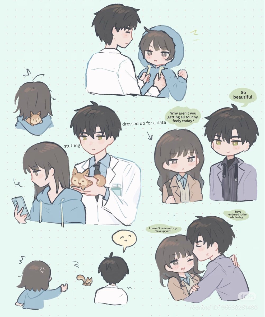 Dr Zayne can get playful too 🐿️ 

cr: 静候涨薪日 on xhs
[authorized repost &amp; translation] #zaynefanart