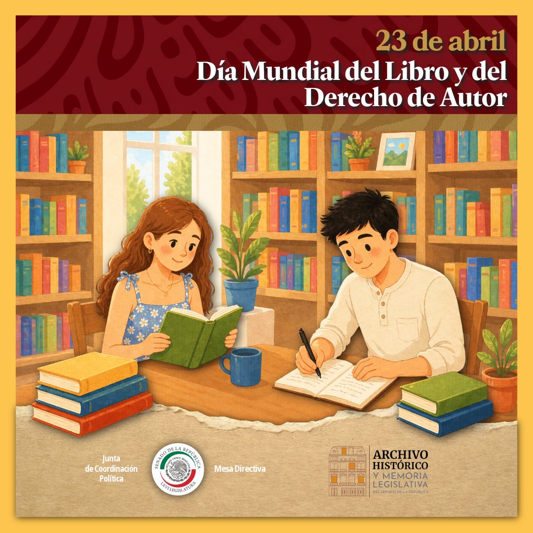 📚 23 de abril: Día Mundial del Libro y del Derecho de Autor 📚

Cada año, la UNESCO conmemora este día, reconociendo la importancia de los libros en el desarrollo del conocimiento y la imaginación. Asimismo, es fundamental salvaguardar los derechos de las y los autores.📚🌟