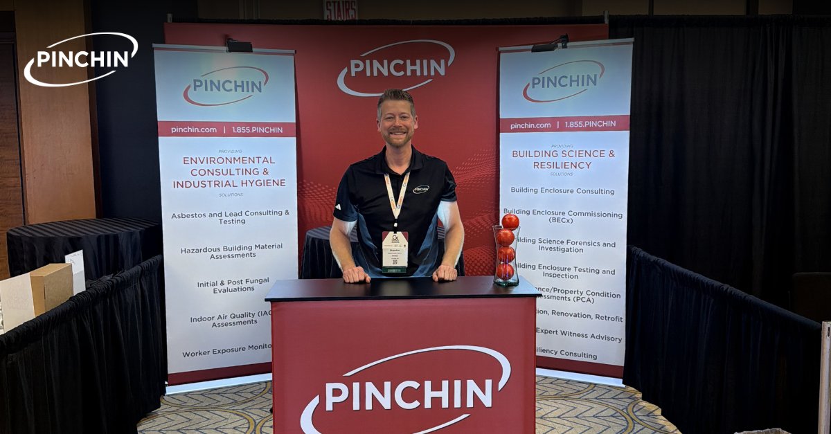 Pinchin is currently attending Cx Energy! Make sure to stop by Pinchin’s table and connect with our expert - Brandon Fisher, Director of Building Science &amp; Resiliency. Our team member is available to connect and discuss Pinchin’s services!
#PinchinInTheUS